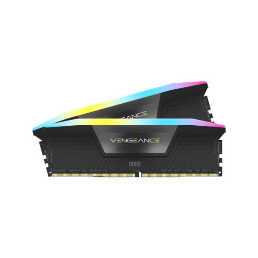 CORSAIR Vengeance RGB 96GB ( 48GB x 2 ) 5200MHz DDR5 RAM ( Black ) ( CL38 )