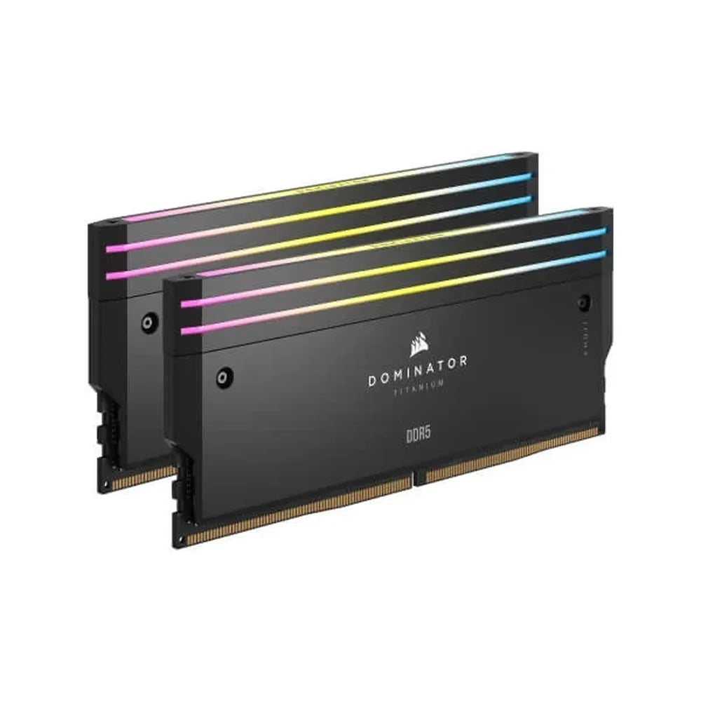 CORSAIR Dominator Titanium RGB 96GB ( 48GB x 2 ) 6600MHz DDR5 RAM (Black) ( CL40 )