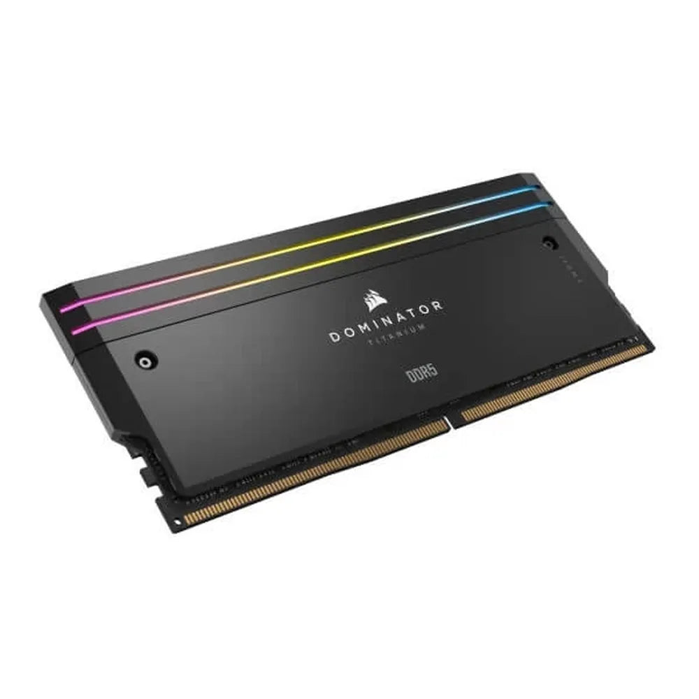 CORSAIR Dominator Titanium RGB 96GB ( 48GB x 2 ) 6600MHz DDR5 RAM (Black) ( CL40 )