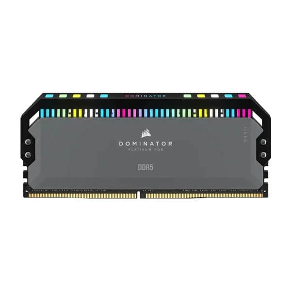 CORSAIR Dominator Platinum RGB 32GB ( 16GBx2 ) 6200MHz DDR5 RAM ( Black ) ( CL36 )