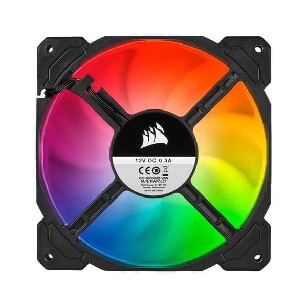 CORSAIR ICUE SP140 Pro 140mm RGB Cabinet Fan (Black) (Dual Pack)
