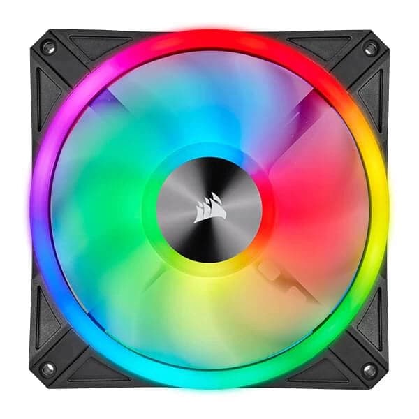 CORSAIR ICUE QL120 120mm RGB Cabinet Fan (Black) (Single Pack)