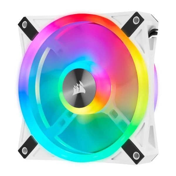 CORSAIR ICUE QL120 120mm RGB Cabinet Fan (White) (Single Pack)