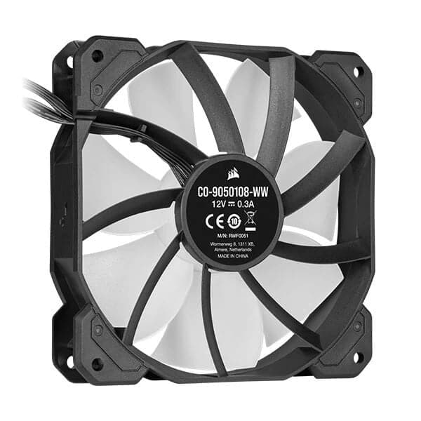 CORSAIR ICUE SP120 120mm RGB Elite Cabinet Fan (Black) (Single Pack)
