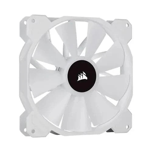 CORSAIR ICUE SP140 140mm RGB Elite With Lighting Node Core Cabinet Fan (White) (Dual Pack)