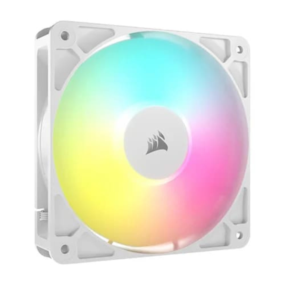 CORSAIR RS120 ARGB 120mm PWM Cabinet Fan (White) ( Single Pack )