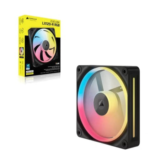 CORSAIR ICUE Link LX120-R 120mm RGB Expansion Cabinet Fans ( Black ) ( Single Pack )