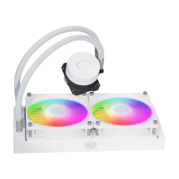 COOLER MASTER ML240L V2 ARGB Edition 240mm CPU Liquid Cooler (White)