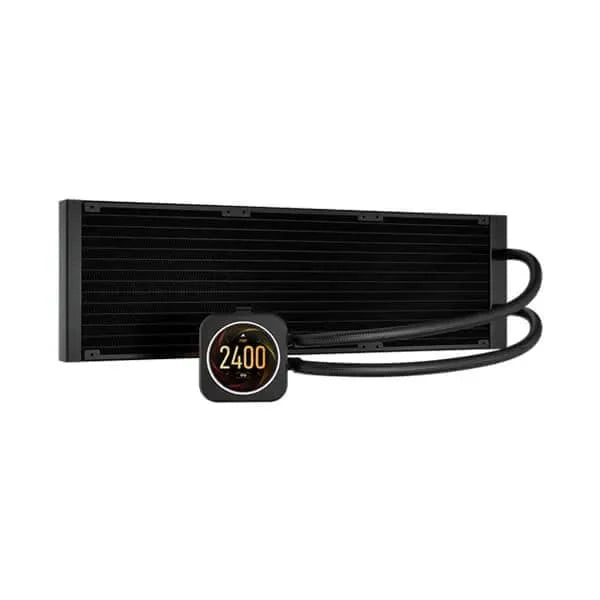 CORSAIR iCUE H170i Elite 420mm CPU Liquid Cooler (With LCD Display) (Black)