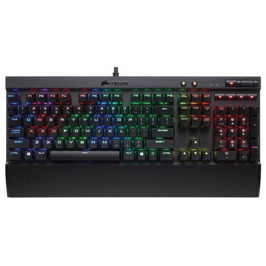 CORSAIR K70 LUX Full Size Mechanical Wired Gaming Keyboard ( Black ) ( Cherry MX Silent Switch ) ( CH-9101013-NA )