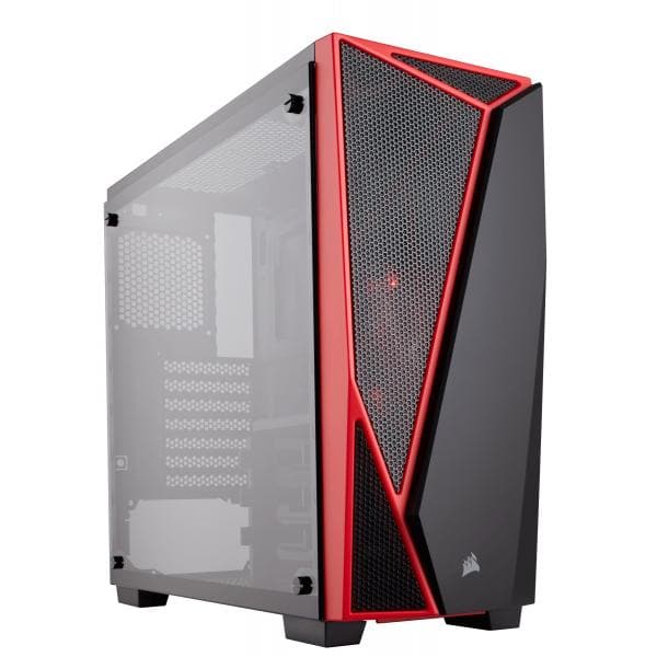 CORSAIR Spec 4 ATX Mid Tower Cabinet ( Black/Red )