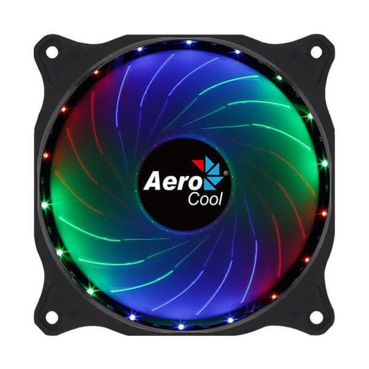 AEROCOOL Cosmo 12 120mm RGB Cabinet Fan (Black) (Single Pack)