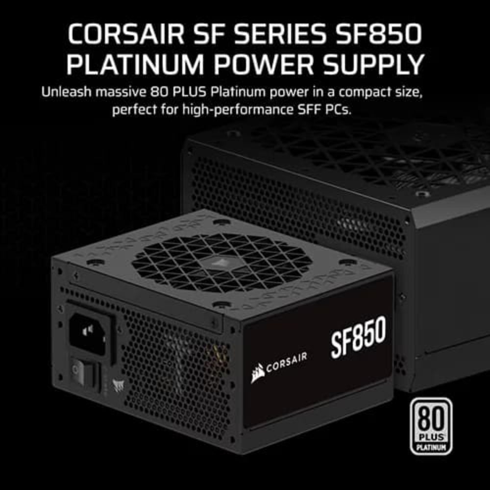 CORSAIR SF850 850W 80+ Platinum Fully Modular ATX 3.1 SFX Power Supply