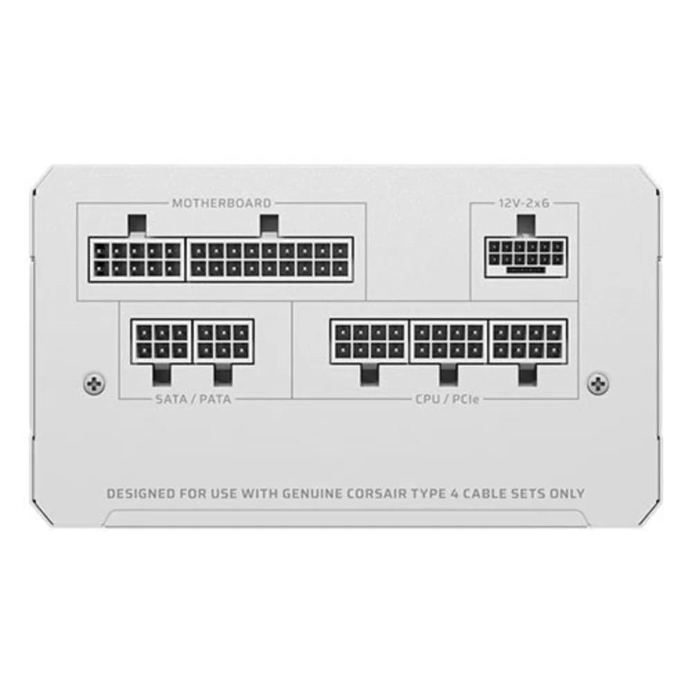 CORSAIR RM750e 750W 80+ Gold ATX 3.1 Fully Modular Power Supply ( 750W ) ( White )