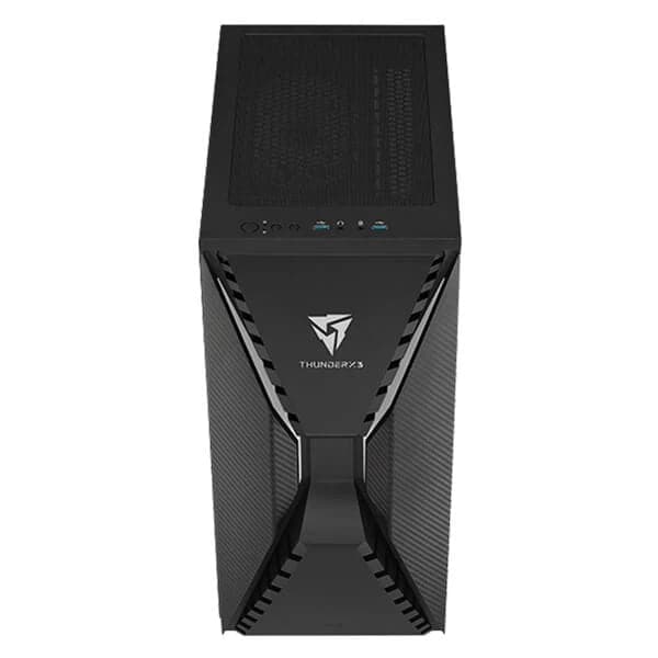 AEROCOOL Cronus ARGB EATX Mid Tower Cabinet (Black)