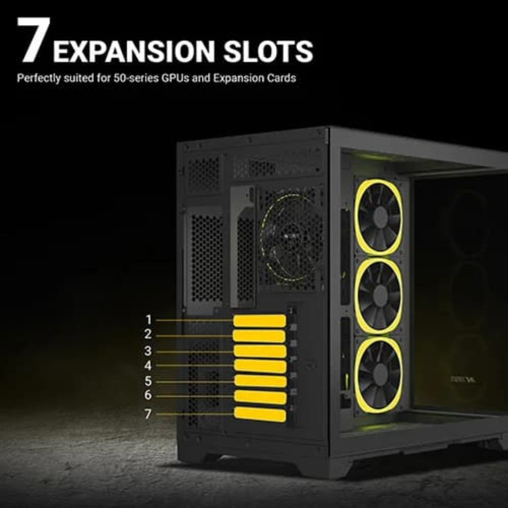 ANT ESPORTS Crystal ARC ARGB ATX Mid Tower Cabinet ( Black )