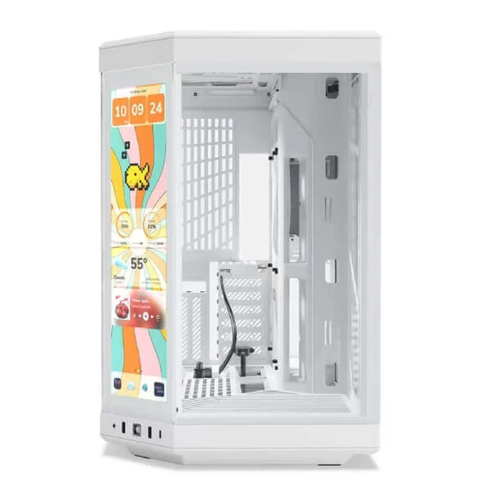 HYTE Y70 Touch Infinite E-ATX Mid Tower Cabinet (White)