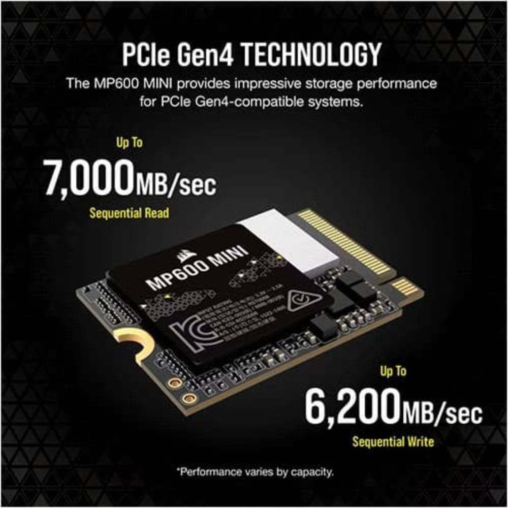 CORSAIR MP600 Mini 1TB M.2 NVME Gen4 Internal Solid State Drive ( SSD )