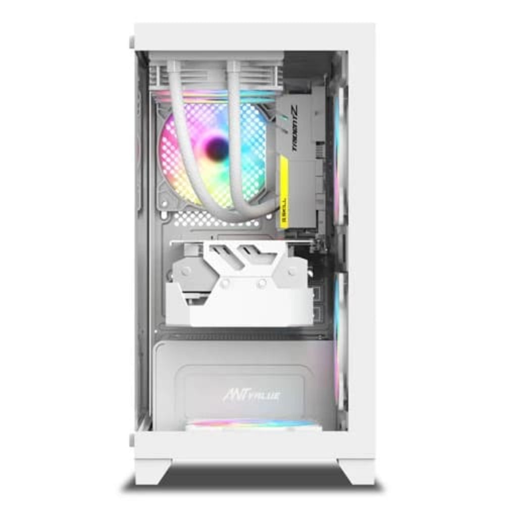 ANT VALUE CV200 MATX Mini Tower Cabinet ( White )