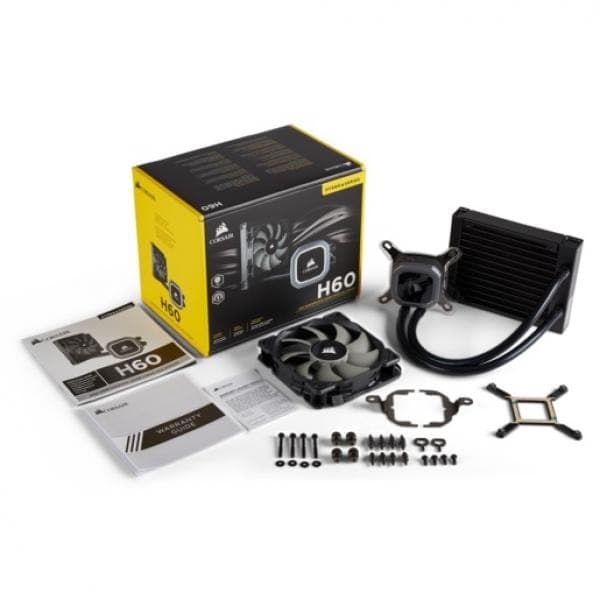 CORSAIR H60 LED 120mm CPU Liquid Cooler (Black)