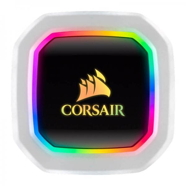 CORSAIR H100I RGB Platinum SE 240mm CPU Liquid Cooler (White)