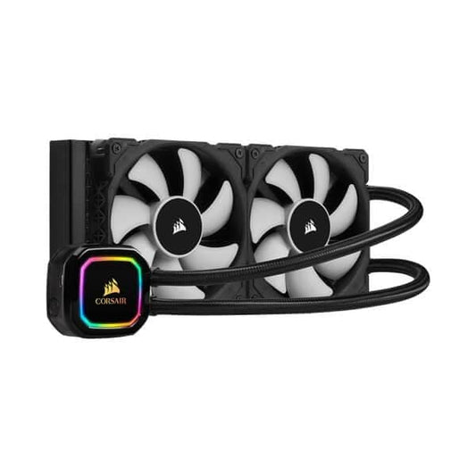 CORSAIR H100i Pro XT RGB 240mm CPU Liquid Cooler (Black)
