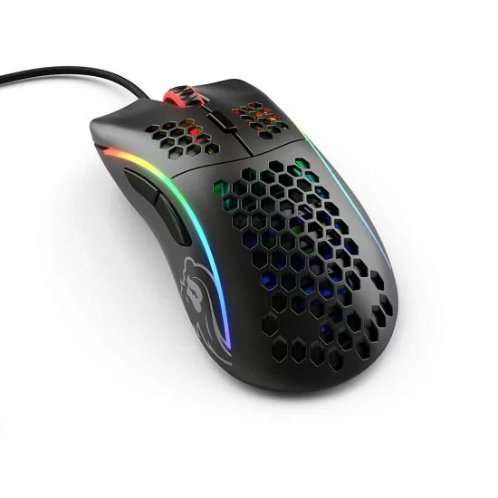GLORIOUS Model D Wired Ergonomic Gaming Mouse ( GLO-MS-DW-MB ) ( 12000DPI / 6 Macro Buttons ) ( Matte Black )
