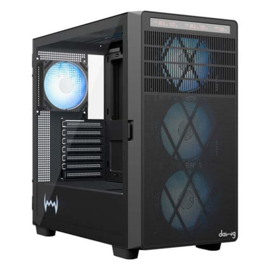DAWG Y 804 ARGB ATX Mid Tower Cabinet ( Black )