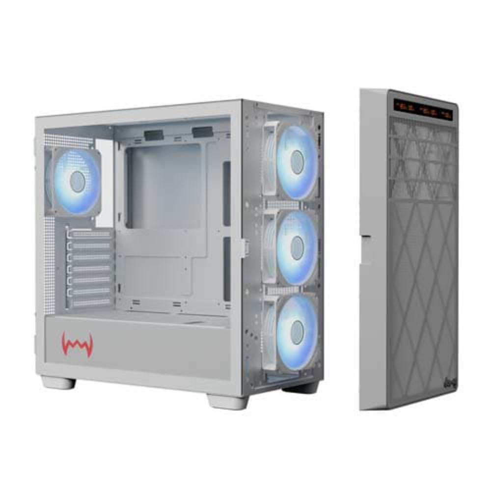 DAWG Y 804 ARGB ATX Mid Tower Cabinet ( White )