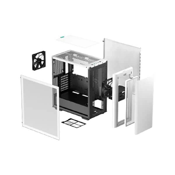 DEEPCOOL CK500 EATX Mid Tower Cabinet (White)