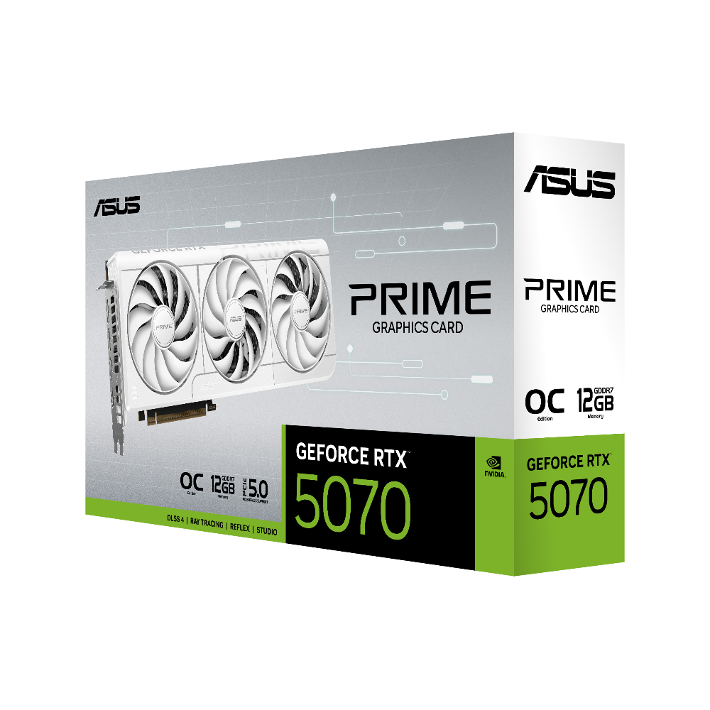 ASUS Prime GeForce RTX 5070 OC White 12GB Nvidia Graphic Card