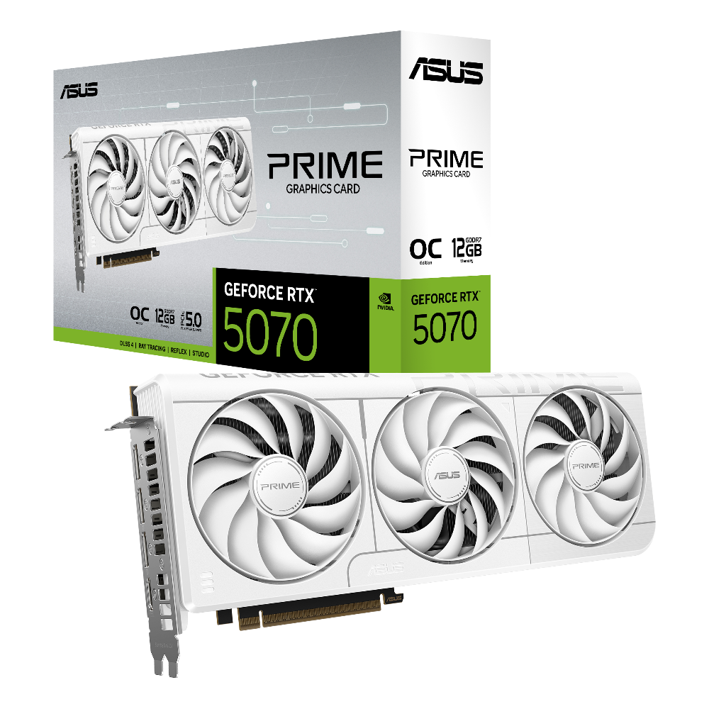 ASUS Prime GeForce RTX 5070 OC White 12GB Nvidia Graphic Card