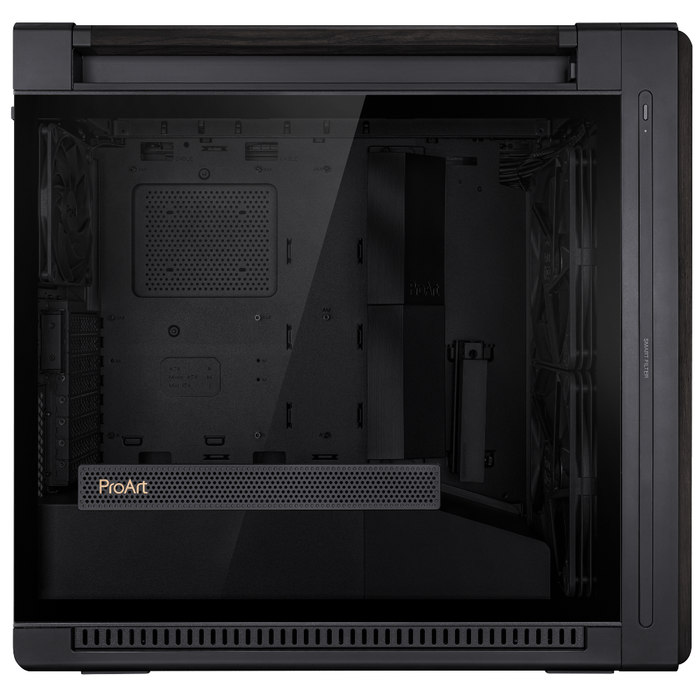 ASUS ProArt PA602 EATX Mid Tower Cabinet ( Wood )