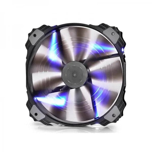 DEEPCOOL XFan 200 Blue 200mm LED RGB Cabinet Fan (Black) (Single Pack)