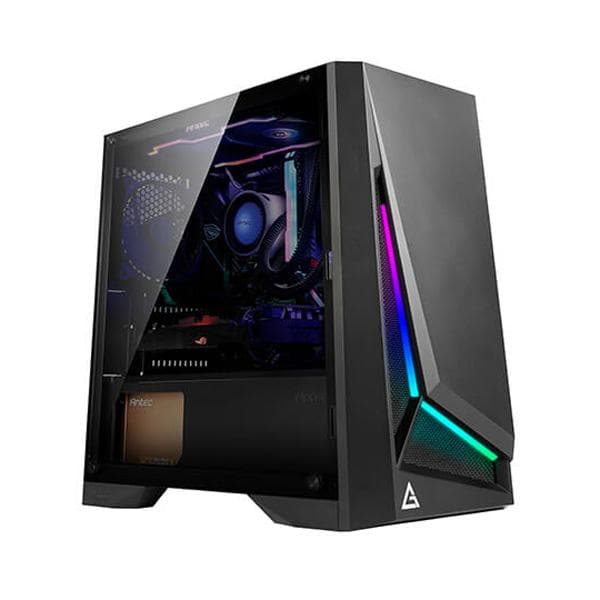 ANTEC Dark phantom DP301M MATX Mid Tower Cabinet (Black)