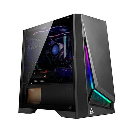 ANTEC Dark phantom DP301M MATX Mid Tower Cabinet (Black)