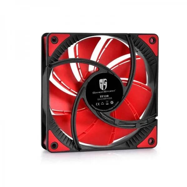 DEEPCOOL GamerStorm TF120 Red LED Cabinet Fan (Single Pack)