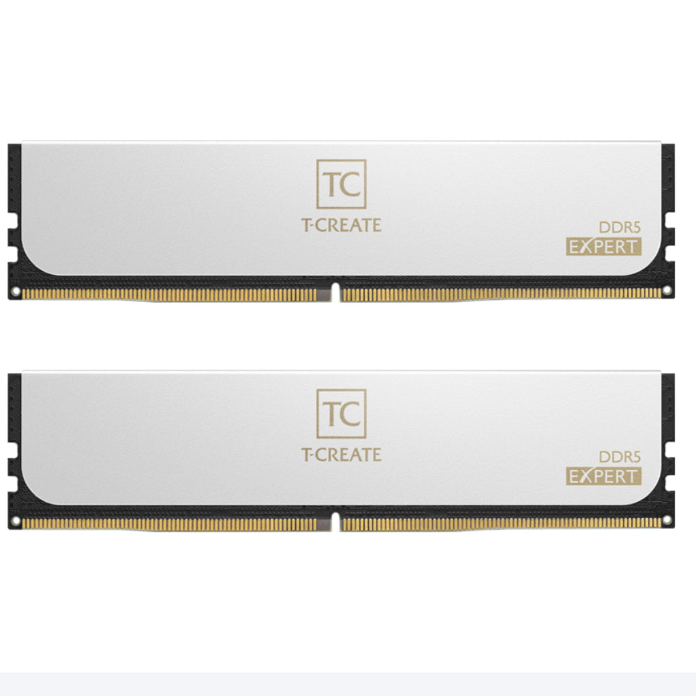TEAMGROUP T-Create Expert 32GB ( 16GB x 2 ) 6000MHz DDR5 RAM ( White ) ( CL38 )