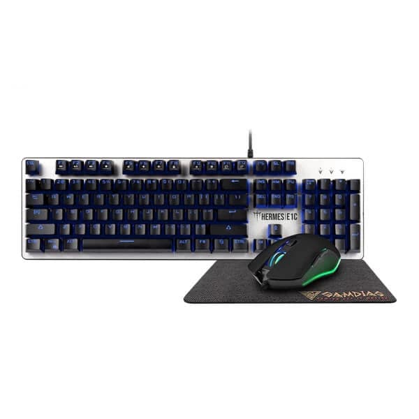 GAMDIAS Hermes E1C Full Size Wired Gaming Keyboard And Mouse Combo