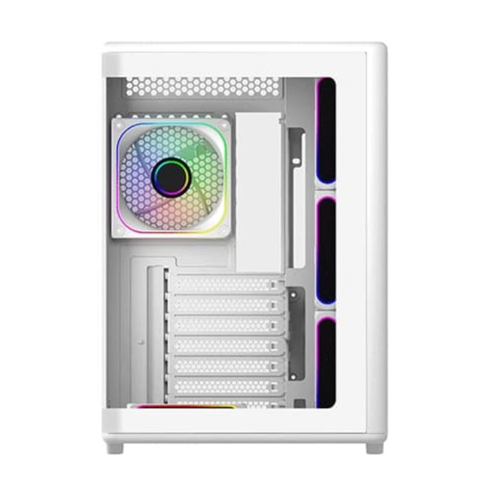 COOLER MASTER Elite 600 ARGB ATX Mid Tower Cabinet ( White )