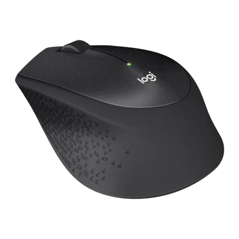 LOGITECH M331 Silent Plus Wireless Ergonomic Gaming Mouse ( 910-004914 ) ( 1000DPI / 3 Macro Button ) ( Black )