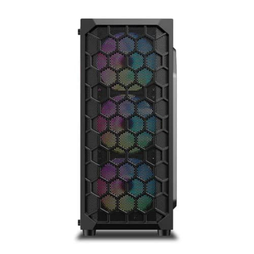 ANT ESPORTS Elite 1120 RGB ATX Mid Tower Cabinet (Black)