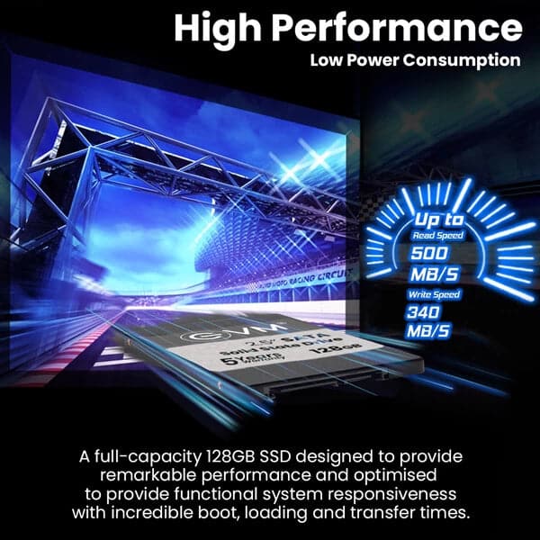 EVM 128GB 2.5 SATA SATA 3 Internal Solid State Drive (SSD)
