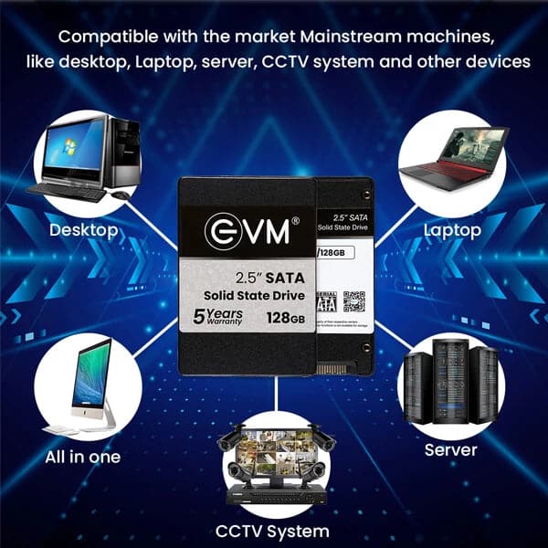 EVM 128GB 2.5 SATA SATA 3 Internal Solid State Drive (SSD)