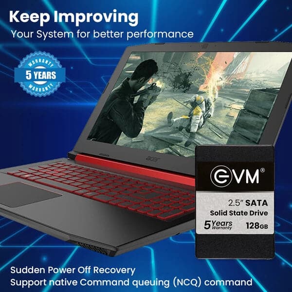 EVM 128GB 2.5 SATA SATA 3 Internal Solid State Drive (SSD)
