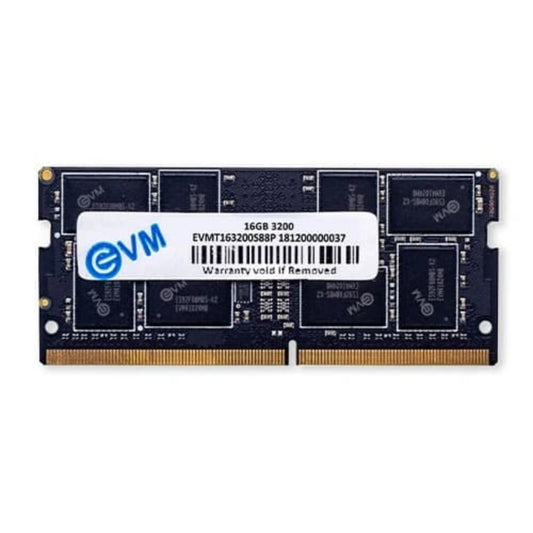 EVM 16GB ( 16GB x 1 ) 3200MHz DDR4 Laptop RAM ( Black ) ( CL19 )