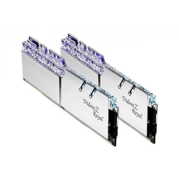 G.SKILL Trident Z Royal RGB 16GB ( 8GB x 2 ) 3600MHz DDR4 RAM ( Silver ) ( CL18 )