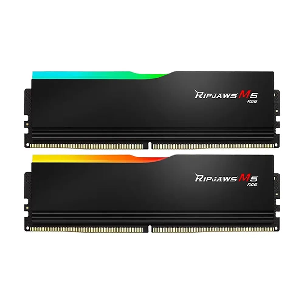 G.SKILL Ripjaws M5 RGB 32GB ( 16GBx2 ) 5200MHz DDR5 RAM ( Matte Black ) ( CL40 )