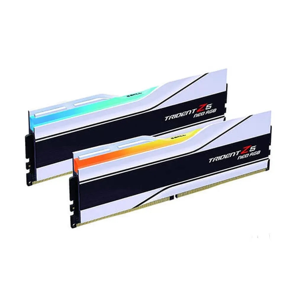 G.SKILL Trident Z5 Neo RGB 32GB ( 16GBx2 ) 6000MHz DDR5 RAM ( White ) ( CL30 )