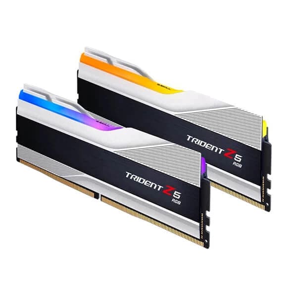 G.SKILL Trident Z5 RGB 64GB ( 32GBx2 ) 6000MHz DDR5 RAM ( Metallic Silver ) ( CL30 )